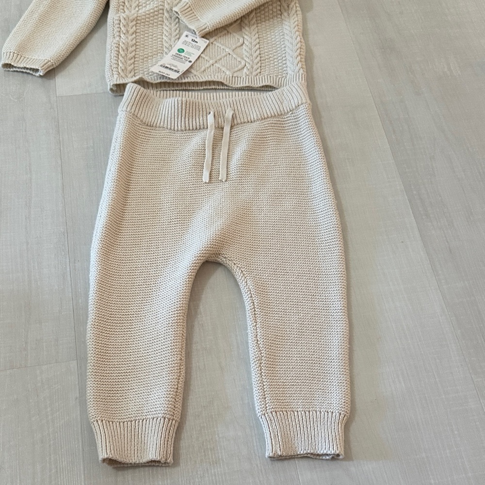 Carter's Cream Knit Kids Joggers